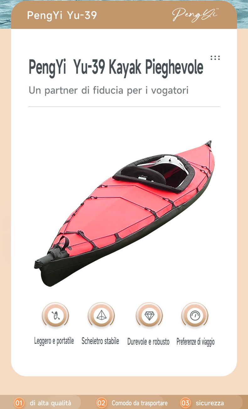 Pengyi, Pieghevole Kayak, Pieghevole Canoa, Pieghevole Ocean Boat, Pieghevole barca da pesca, Kayak Sail, Calzini marini, Paddle, Ocean Boat, Insegnamento canoa, Canoa Tecniche, Canoa Libri, Esplorazione barca dell'oceano, Pieghevole barca, Pieghevole barca